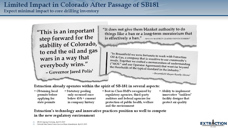 DUG DJ Basin Presentation – Extraction Oil and Gas – slide 14