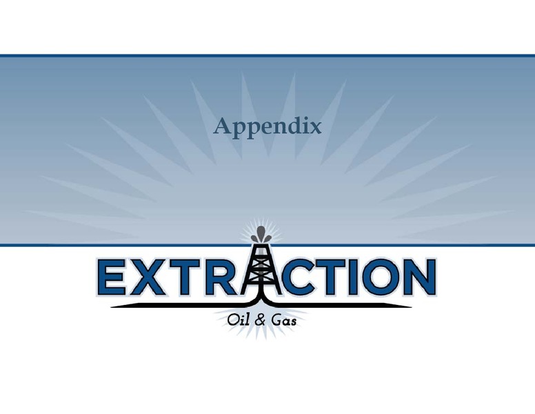 November 2017 Corporate Presentation – Extraction Oil and Gas – slide 20