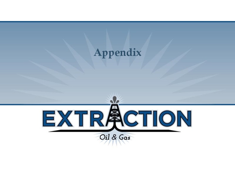 December 2016 Company Presentation – Extraction Oil and Gas – slide 14