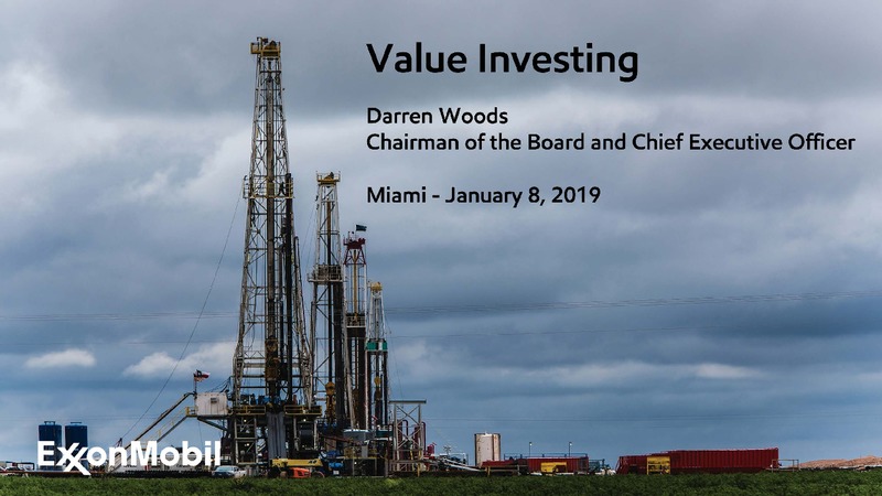 2019 Global Energy Conference – ExxonMobil – slide 1