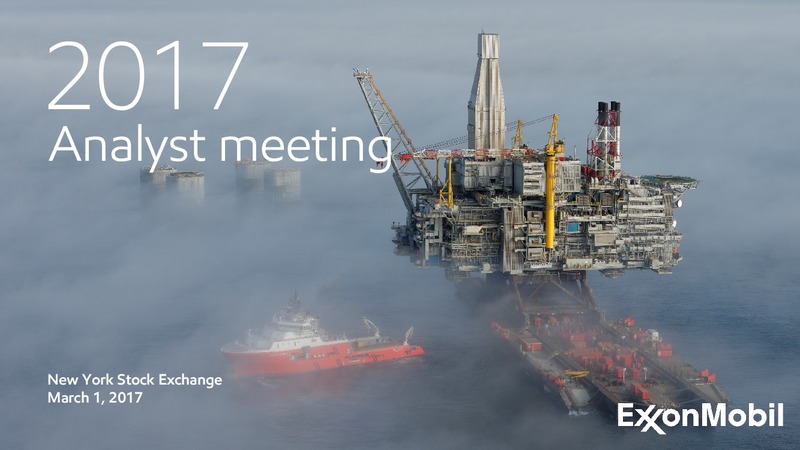 2017 Analyst Meeting – ExxonMobil – slide 1