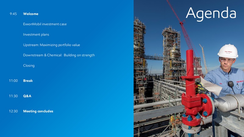 2017 Analyst Meeting – ExxonMobil – slide 2