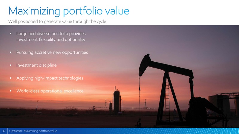 2017 Analyst Meeting – ExxonMobil – slide 38