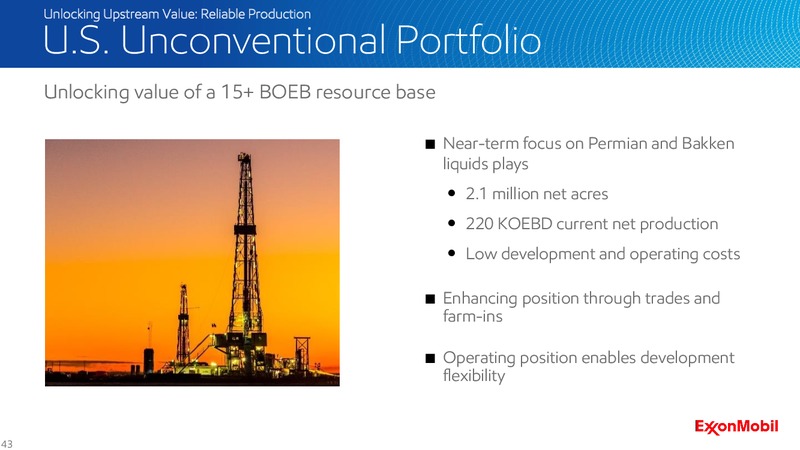 2016 Analyst Meeting – ExxonMobil – slide 42