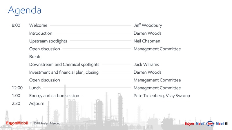 Analyst Meeting 2018 – ExxonMobil – slide 2