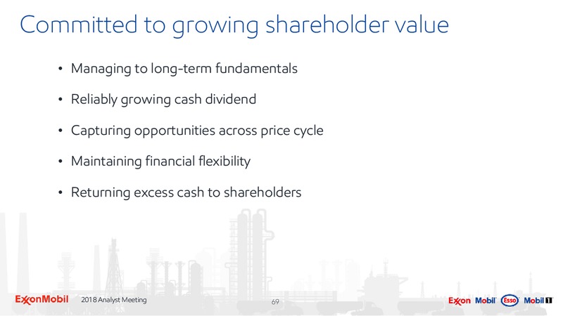 Analyst Meeting 2018 – ExxonMobil – slide 68