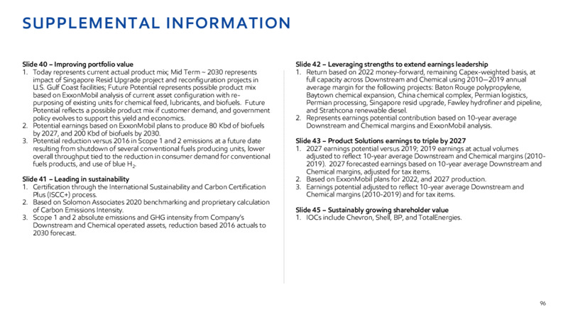 2022 INVESTOR DAY – ExxonMobil – slide 91