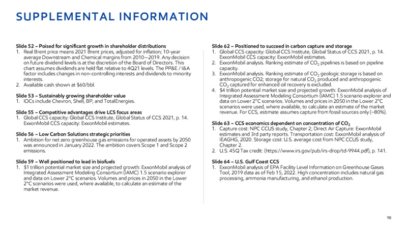2022 INVESTOR DAY – ExxonMobil – slide 93