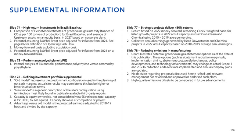 2022 INVESTOR DAY – ExxonMobil – slide 95