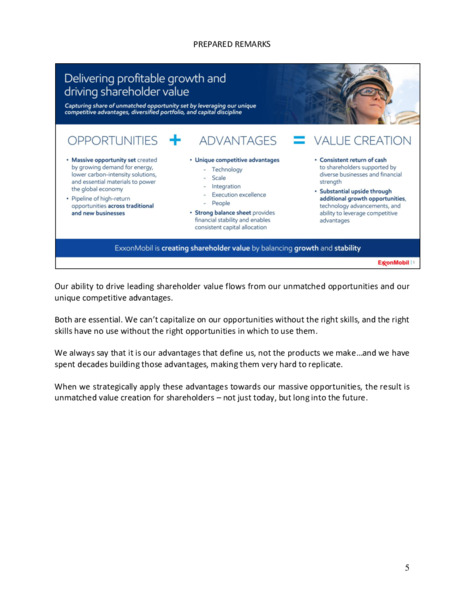 May 2025 Company Overview and Investment Case – ExxonMobil – slide 5