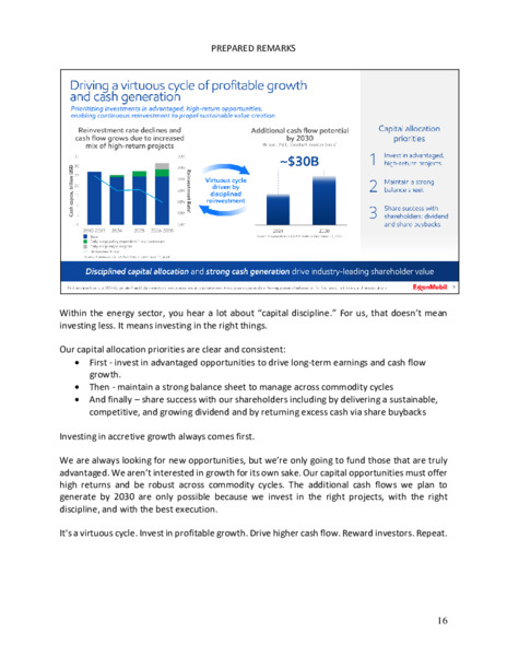 May 2025 Company Overview and Investment Case – ExxonMobil – slide 16