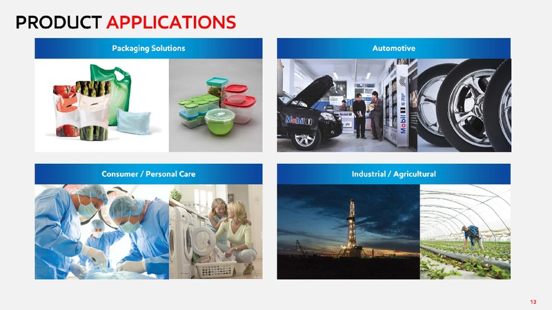 2019 Chemical Spotlight – ExxonMobil – slide 12