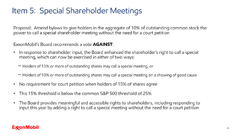 2020 Shareholder Meeting – ExxonMobil – slide 15