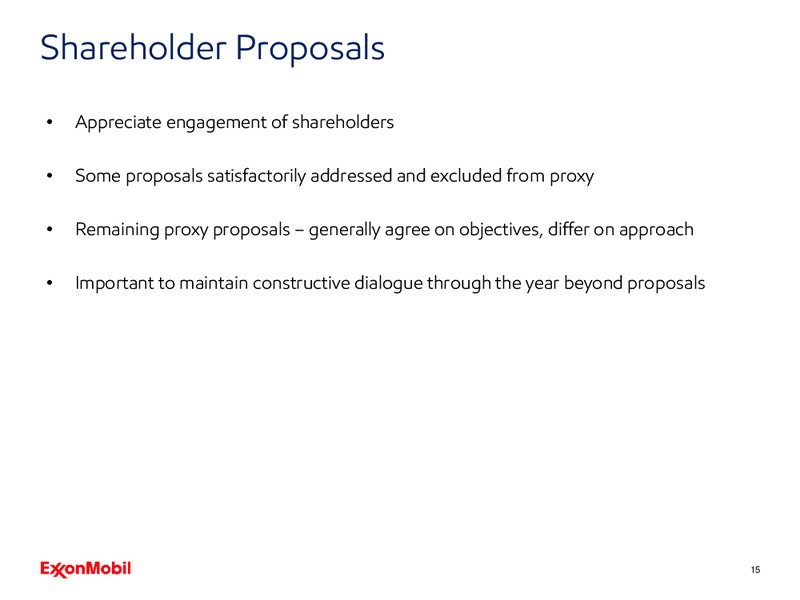 2019 Shareholder Webcast Presentation – ExxonMobil – slide 14