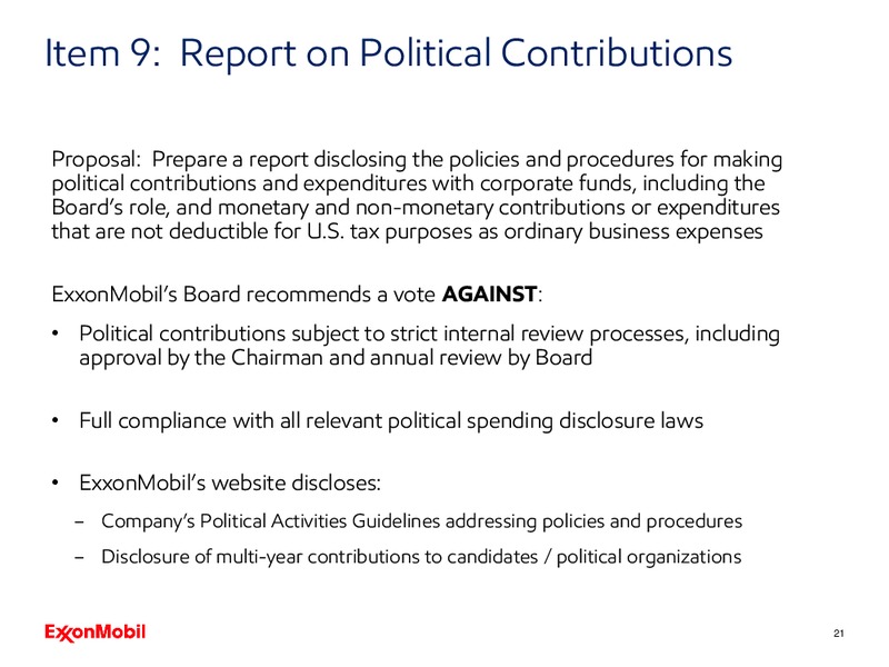 2019 Shareholder Webcast Presentation – ExxonMobil – slide 20