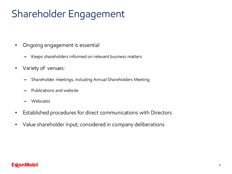 May 2018 Shareholder Webcast – ExxonMobil – slide 3