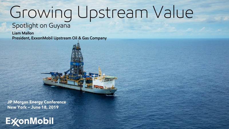 JP Morgan Energy Conference – ExxonMobil – slide 1