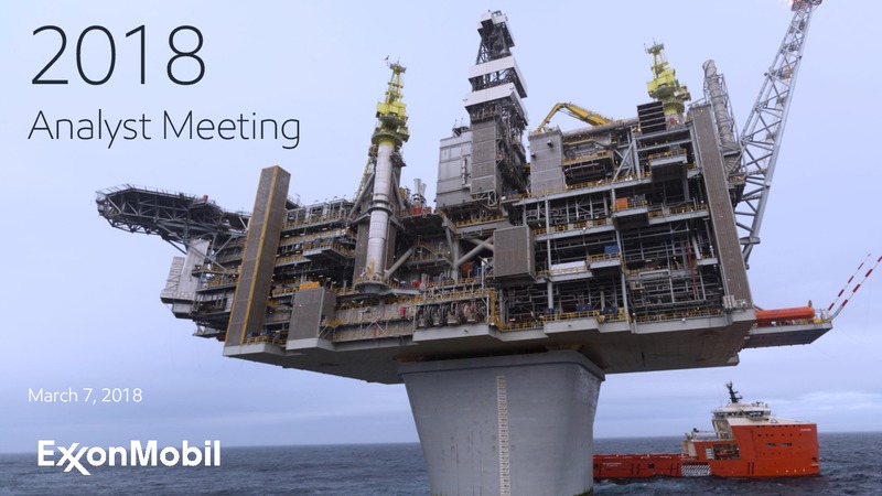 March 2018 Analyst Meeting Presentation – ExxonMobil – slide 1