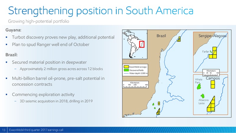 Q3 2017 Presentation – ExxonMobil – slide 12