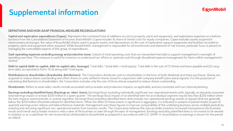 Q3 2023 Earnings Presentation – ExxonMobil – slide 24