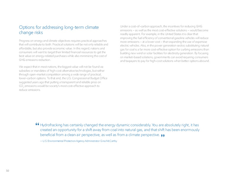 January 2016 The Outlook for Energy: A View to 2040 – ExxonMobil – slide 50