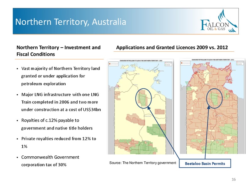 Corporate Presentation – Falcon Oil & Gas Ltd. – slide 14