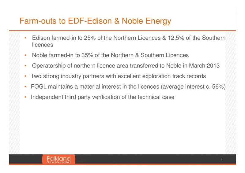 AGM PRESENTATION – Falkland Oil and Gas Ltd.(FOGL) – slide 4