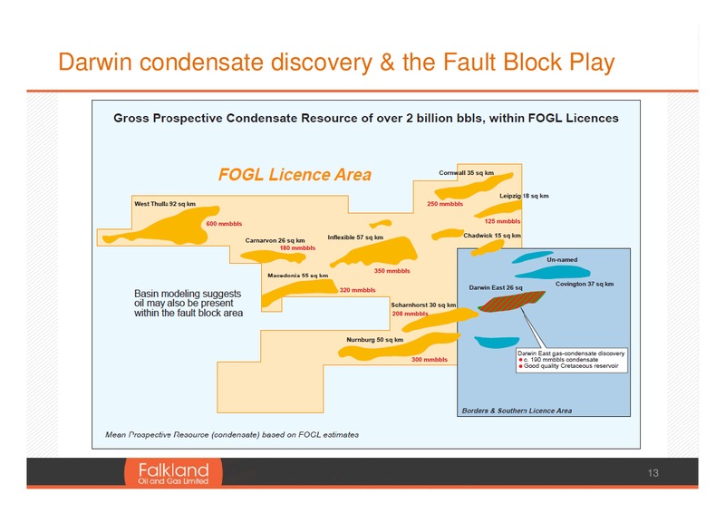 AGM PRESENTATION – Falkland Oil and Gas Ltd.(FOGL) – slide 13