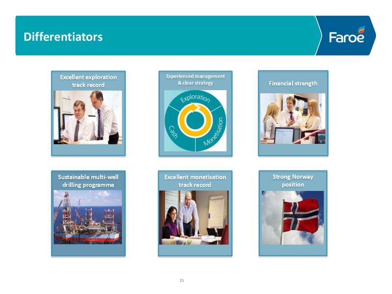 JANUARY 2015 CORPORATE PRESENTATION – Faroe Petroleum – slide 14