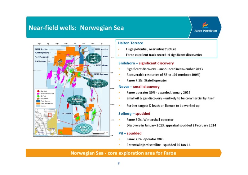 COMPANY PRESENTATION – Faroe Petroleum – slide 7