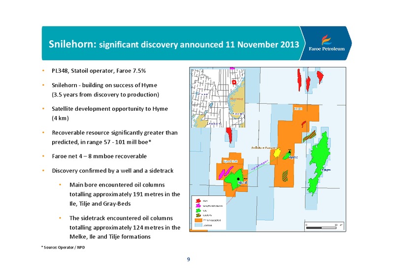 COMPANY PRESENTATION – Faroe Petroleum – slide 8