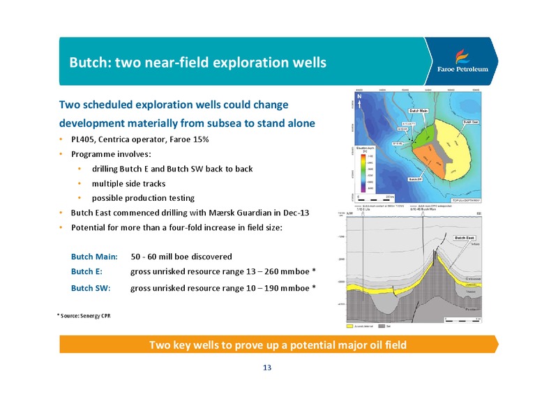 COMPANY PRESENTATION – Faroe Petroleum – slide 12