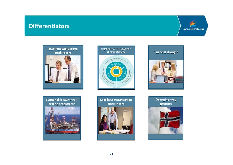 COMPANY PRESENTATION – Faroe Petroleum – slide 20