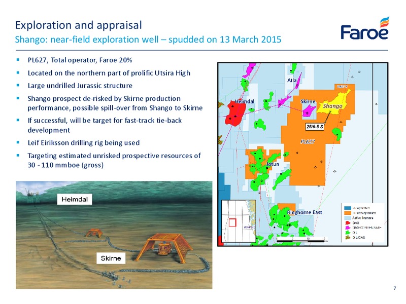 2014 EARNINGS CALL – Faroe Petroleum – slide 7