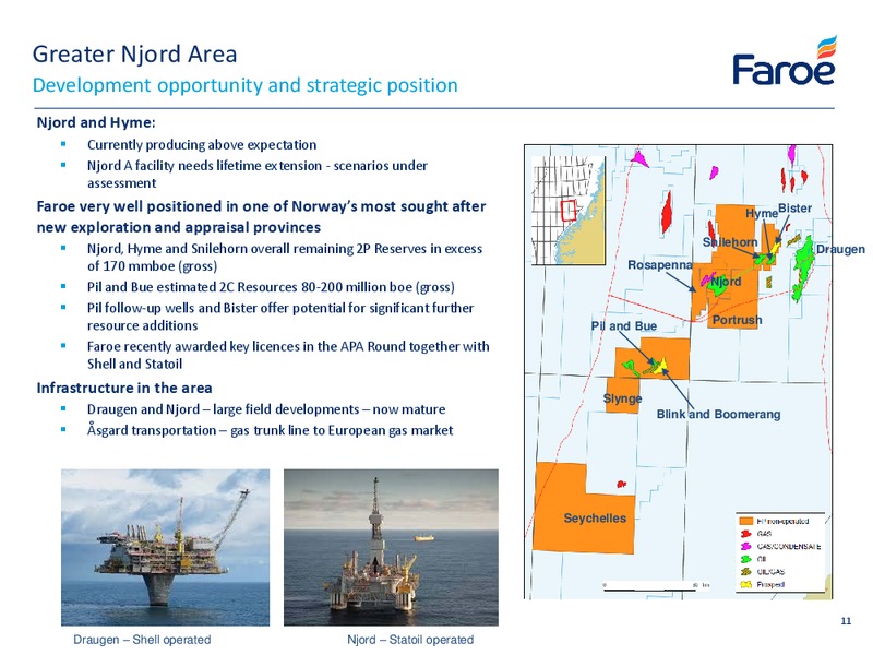 2014 EARNINGS CALL – Faroe Petroleum – slide 11