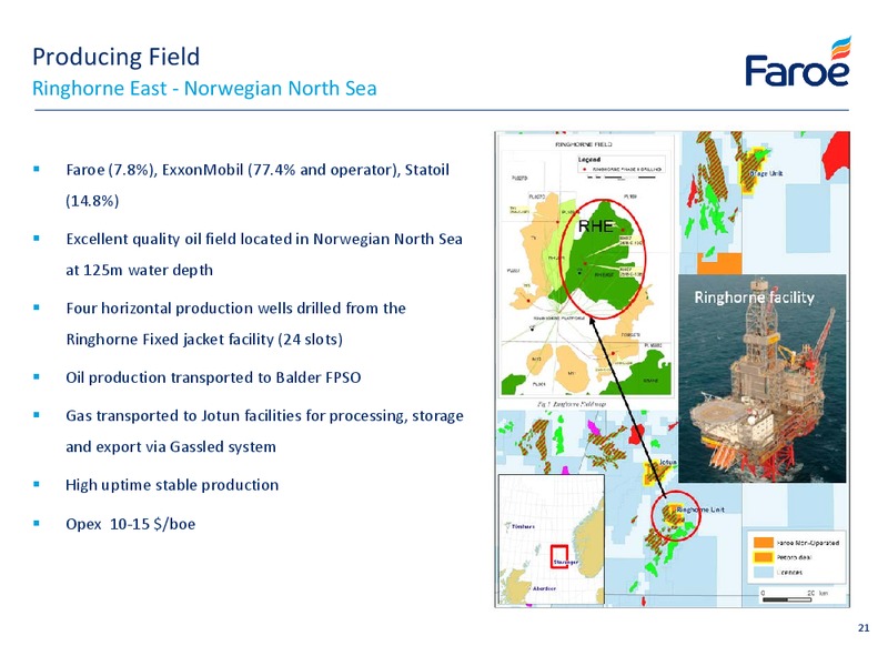 APRIL 2015 COMPANY PRESENTATION – Faroe Petroleum – slide 20