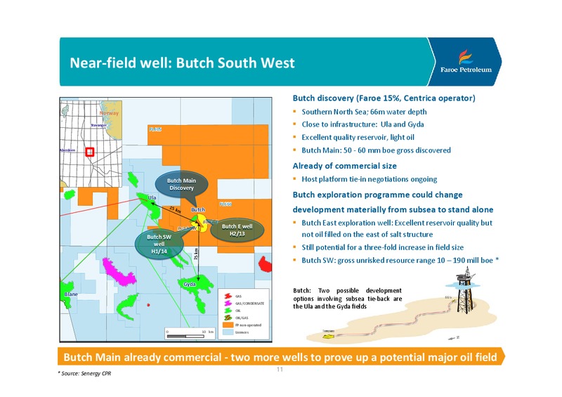 Company Presentation – Faroe Petroleum – slide 11