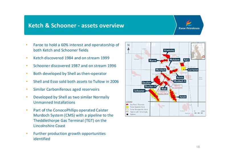 Company Presentation – Faroe Petroleum – slide 18
