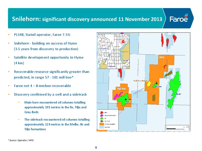 Annual General Meeting – Faroe Petroleum – slide 8