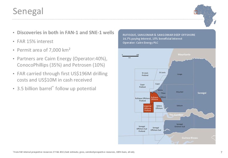 INVESTOR PRESENTATION – Far Limited – slide 7