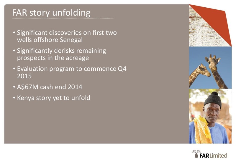 INVESTOR PRESENTATION – Far Limited – slide 13