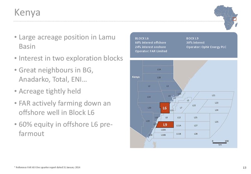 RESOURCES RISING STARS CONFERENCE – Far Limited – slide 13