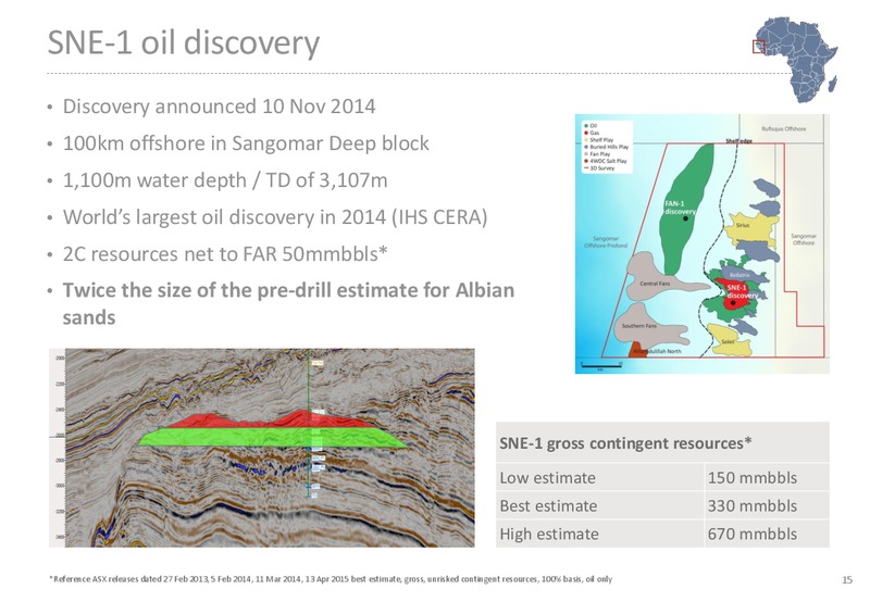 May 2015 Annual General Meeting – Far Limited – slide 14