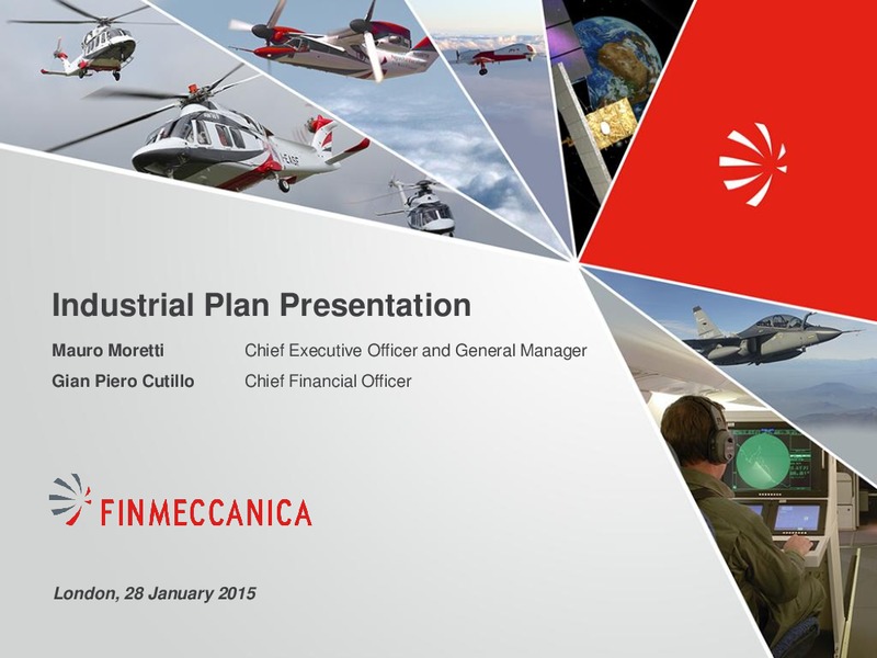 Industrial Plan Presentation – Finmeccanica – slide 1