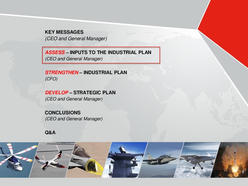 Industrial Plan Presentation – Finmeccanica – slide 6