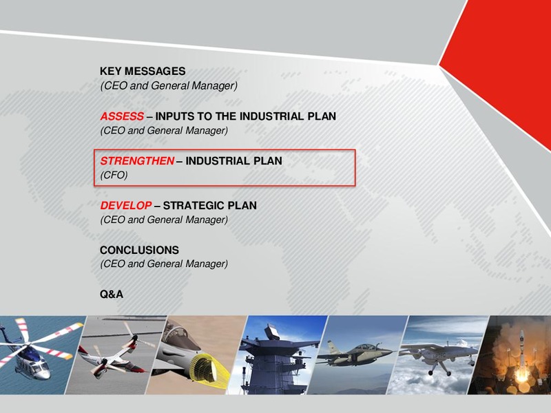 Industrial Plan Presentation – Finmeccanica – slide 23