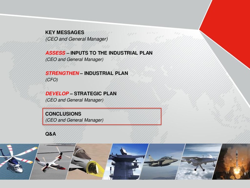 Industrial Plan Presentation – Finmeccanica – slide 59