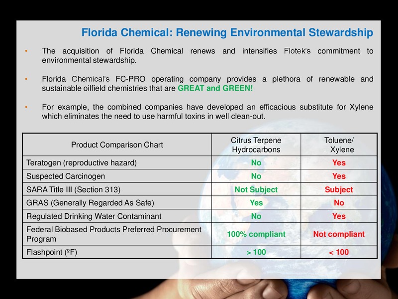 IPAA OGIS FLORIDA – Flotek Industries Inc. – slide 5