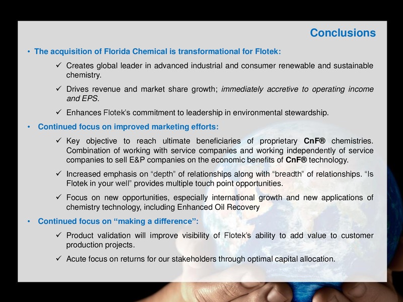 IPAA OGIS FLORIDA – Flotek Industries Inc. – slide 14
