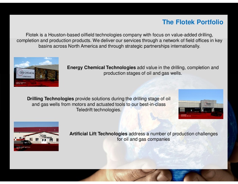 ULTIMATE ENERGY CONFERENCE – Flotek Industries Inc. – slide 2